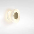Load image into Gallery viewer, Aura LED Wall Sconce - White Plate Opal White Glass

