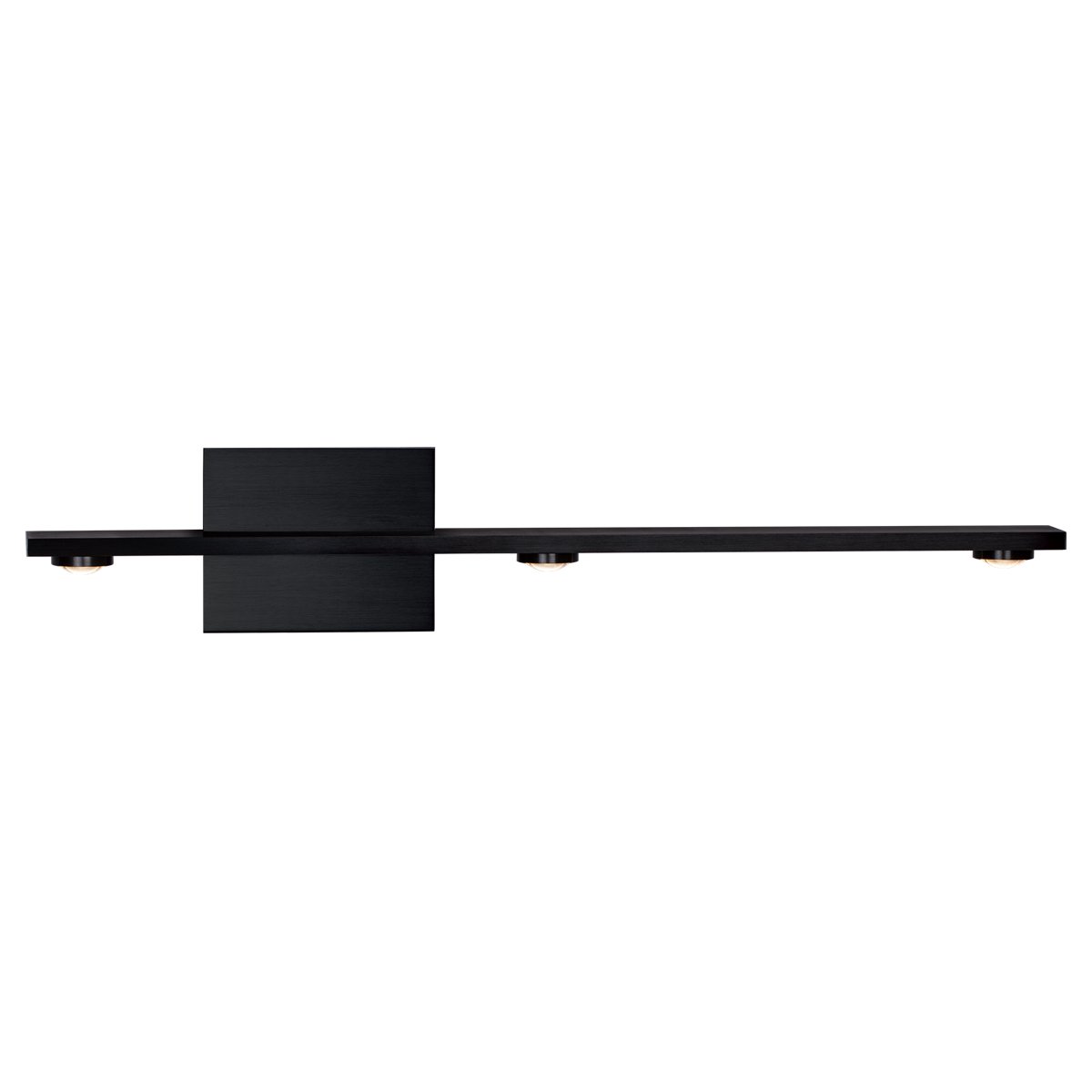 Aurora 26" 1-Light Wall Sconce - Satin Brushed Black Finish