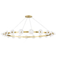 Load image into Gallery viewer, Austen Large Chandelier - Aged Brass Finish
