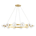 Load image into Gallery viewer, Austen Small Chandelier - Aged Brass Finish
