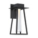 Avant Garde Large Outdoor Wall Sconce - Black Finish
