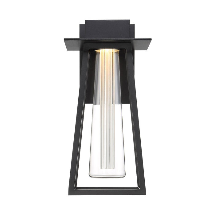 Avant Garde Large Outdoor Wall Sconce - Black Finish