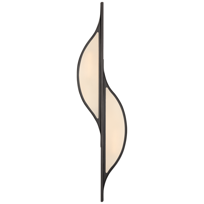 Avant Large Curved Sconce - Bronze