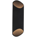 Load image into Gallery viewer, Avenue Round Outdoor Wall Sconce - Black
