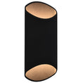 Load image into Gallery viewer, Avenue Round Outdoor Wall Sconce - Black
