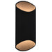 Avenue Round Outdoor Wall Sconce - Black