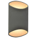 Avenue Round Outdoor Wall Sconce - Silver