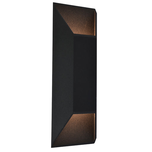 Avenue Square Outdoor Wall Sconce - Black
