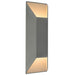 Avenue Square Outdoor Wall Sconce - Silver