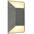 Load image into Gallery viewer, Avenue Square Outdoor Wall Sconce - Silver
