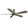 Load image into Gallery viewer, Aviator 70" Smart Ceiling Fan - Graphite Finish with Weathered Gray Blades
