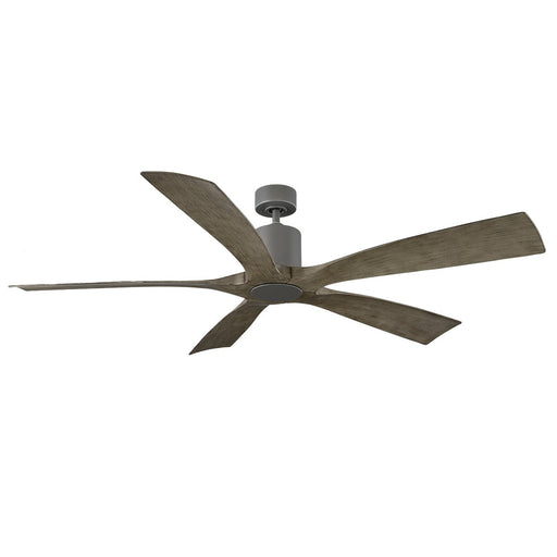 Aviator 70" Smart Ceiling Fan - Graphite Finish with Weathered Gray Blades
