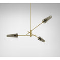 Load image into Gallery viewer, Axis Small Pendant - Satin Brass Finish
