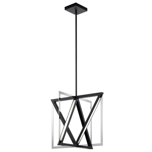 Axis Large LED Pendant - Matte Black