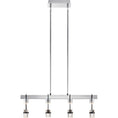 Load image into Gallery viewer, Ayse Linear Pendant - Chrome & Matte Black
