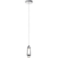 Load image into Gallery viewer, Ayse Mini Pendant - Matte Black & Chrome
