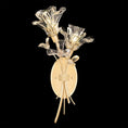 Load image into Gallery viewer, Azu Bouquet Wall Sconce -  Gold Leaf Finish
