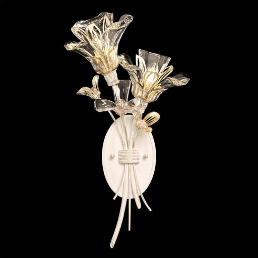 Azu Bouquet Wall Sconce - White Gesso Finish