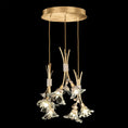 Load image into Gallery viewer, Azu Multi Light Pendant - Gold Leaf Finish
