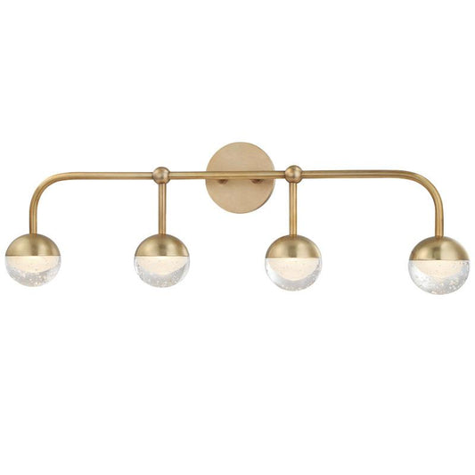 BOCA BATH VANITY LIGHT Aged Brass 29.5"