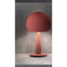 Bustier Table Lamp - Oxide Red Finish