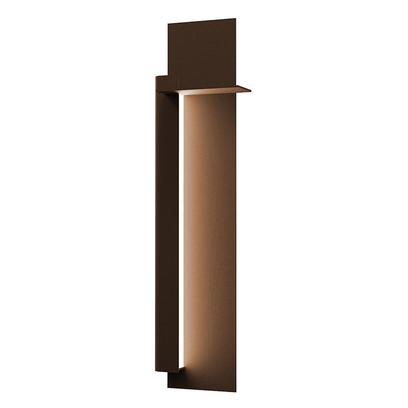 Backgate 30" LED Outdoor Wall Light - Textured Bronze Finish / Left Side