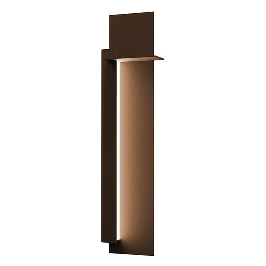 Backgate 30" LED Outdoor Wall Light - Textured Bronze Finish / Left Side