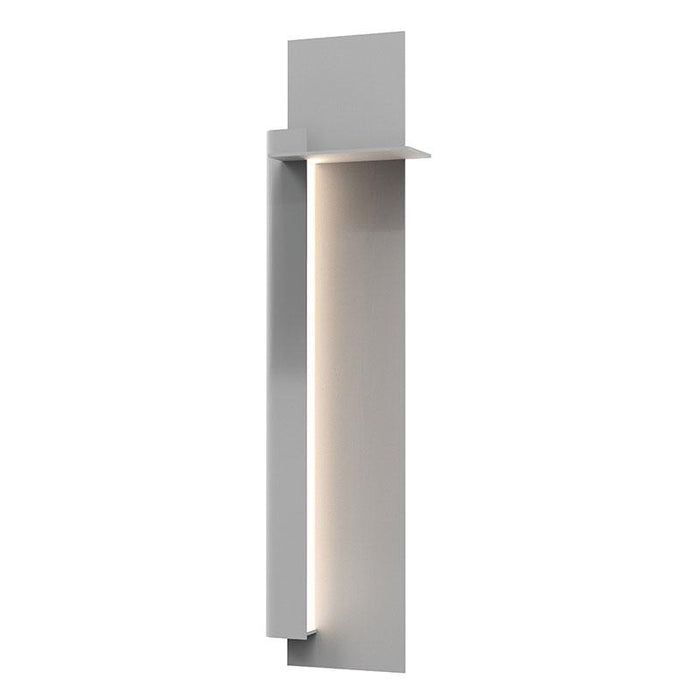 Backgate 30" LED Outdoor Wall Light - Textured Gray Finish / Left Side