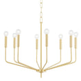 Load image into Gallery viewer, Bailey Medium Chandelier - Aged Brass Finish
