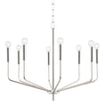 Load image into Gallery viewer, Bailey Medium Chandelier - Polished Nickel Finish
