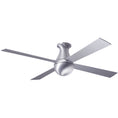 Load image into Gallery viewer, Ball Ceiling Flush Fan 42" - Brushed Aluminum (No Light)
