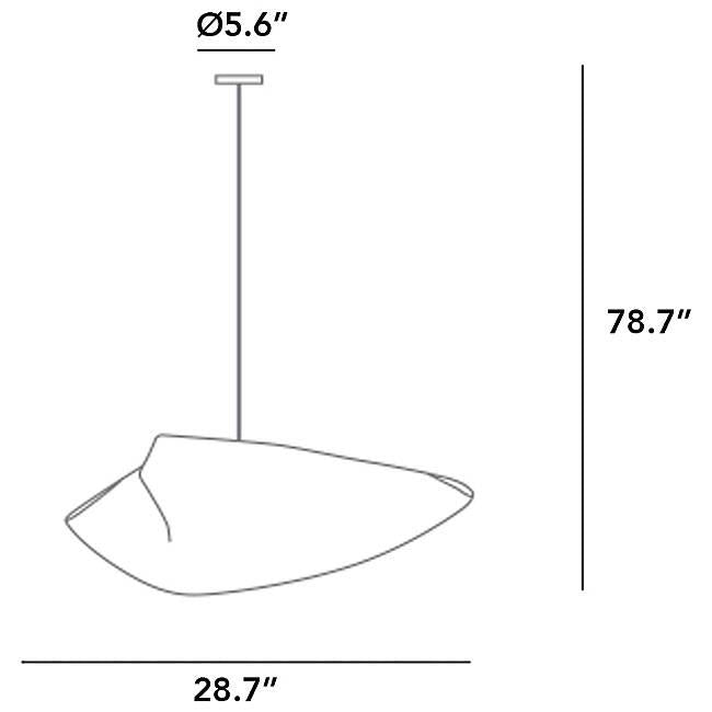 Ballet Plie Pendant - Diagram