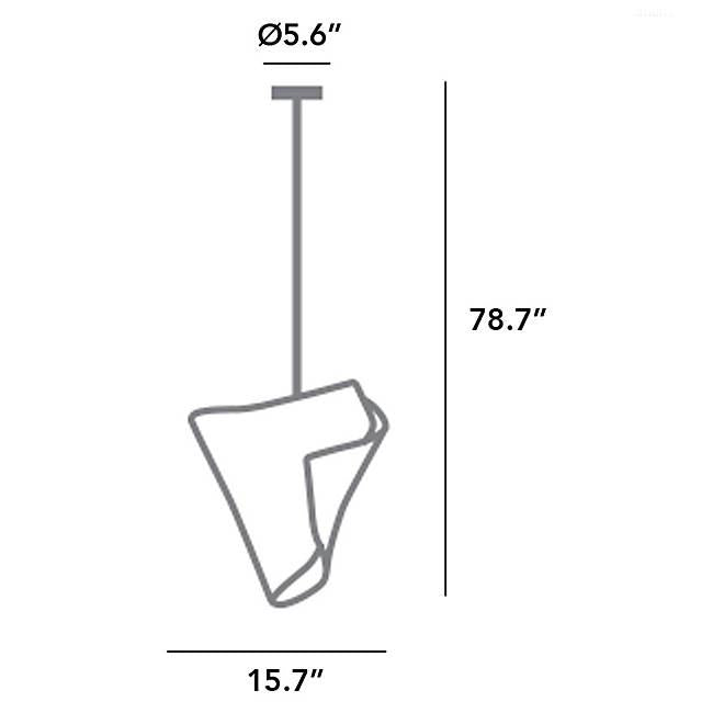 Ballet Releve Pendant - Diagram