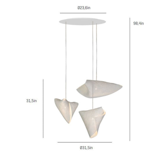 Ballet Elance Pendant Light - Diagram