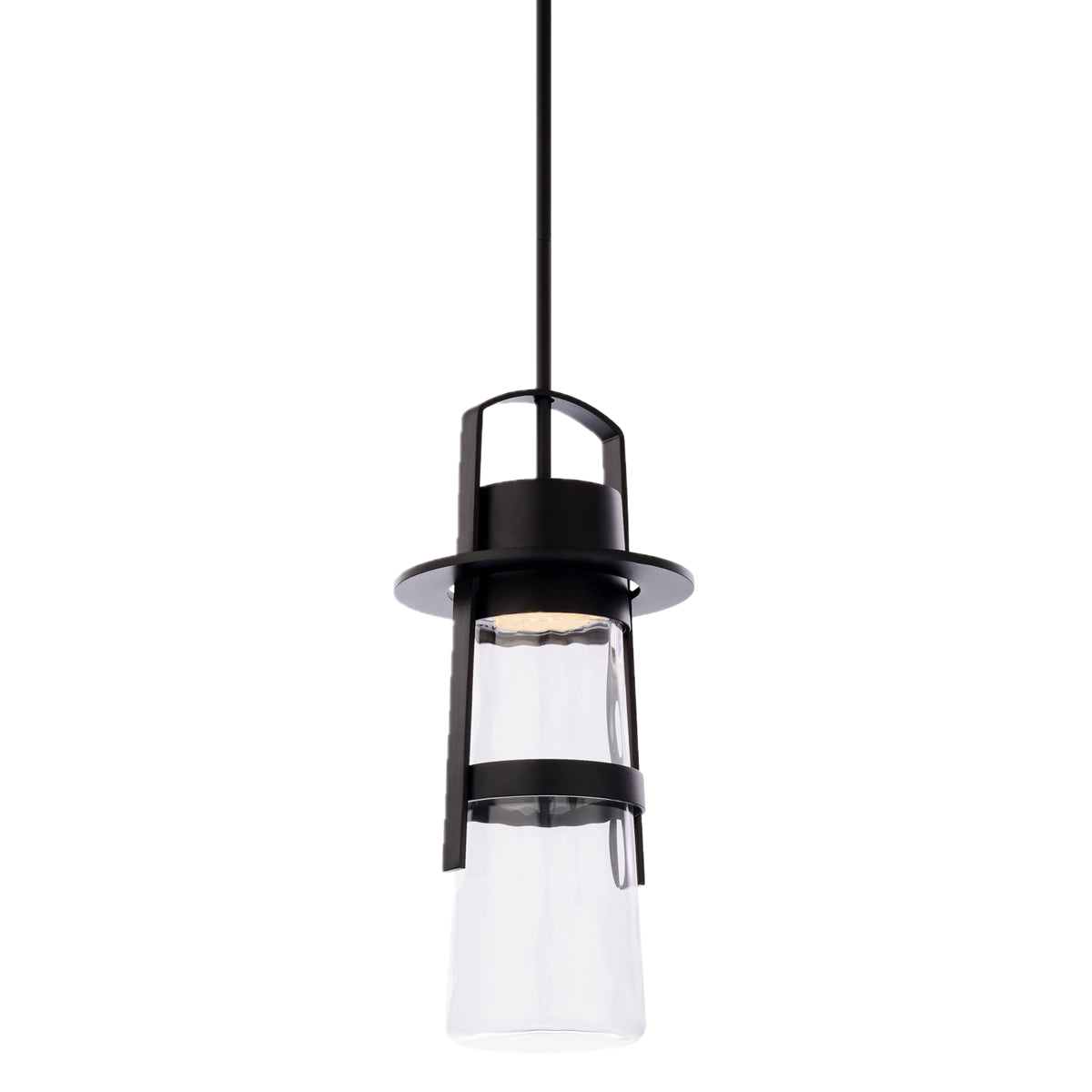 Balthus LED Outdoor Pendant - Black Finish