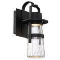 Load image into Gallery viewer, Balthus Small LED Outdoor Wall Light - Black Finish
