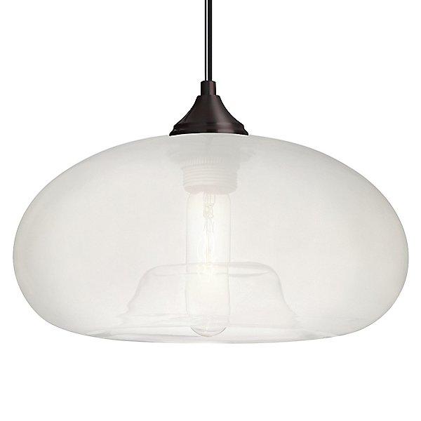 Bana Mini Pendant Light - Bronze Finish Frost Glass Stem Option