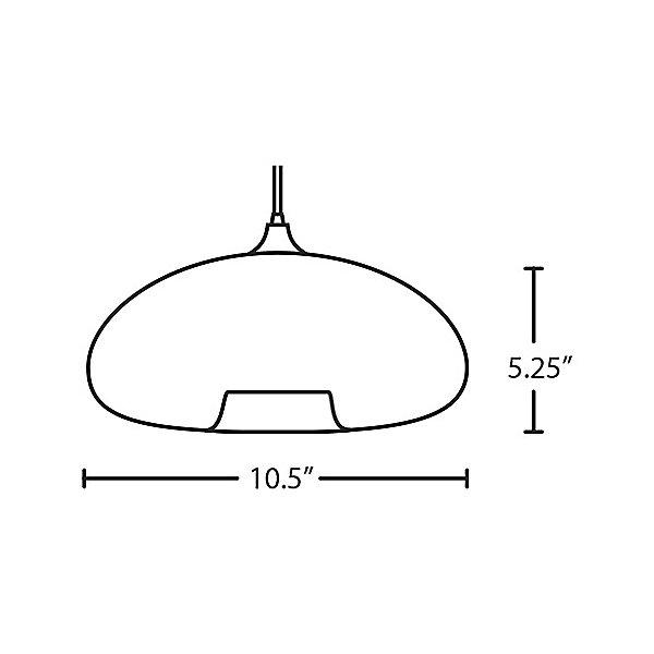 Bana Mini Pendant Light - Diagram