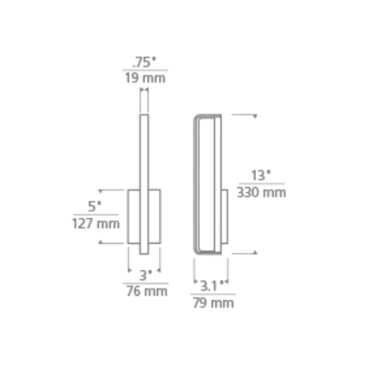 Banda 13 Wall/Bath - Diagram