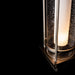 Banded Seeded Glass Outdoor Post Light - Detail