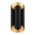 Load image into Gallery viewer, Bank Wall Sconce - Gold Leaf/Black Finish
