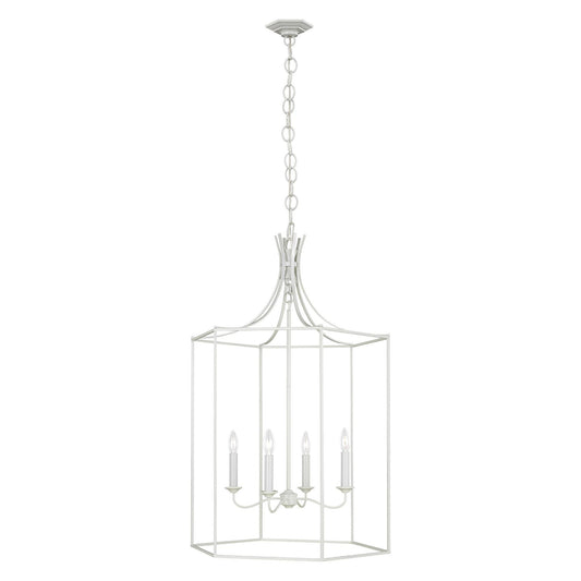 Bantry Large House Chandelier - Gloss Cream Finish