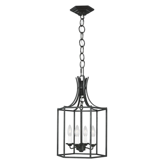 Bantry Small House Chandelier - Smith Steel Finish