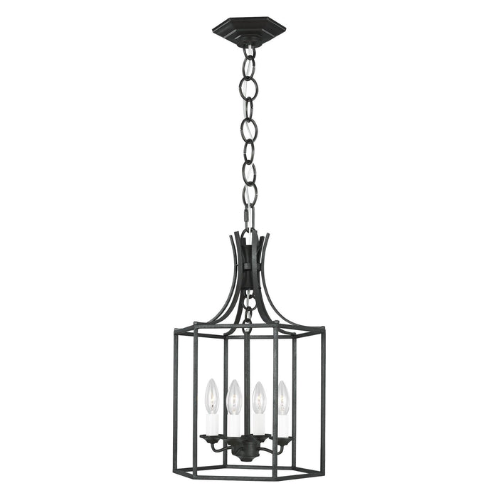 Bantry Small House Chandelier - Smith Steel Finish