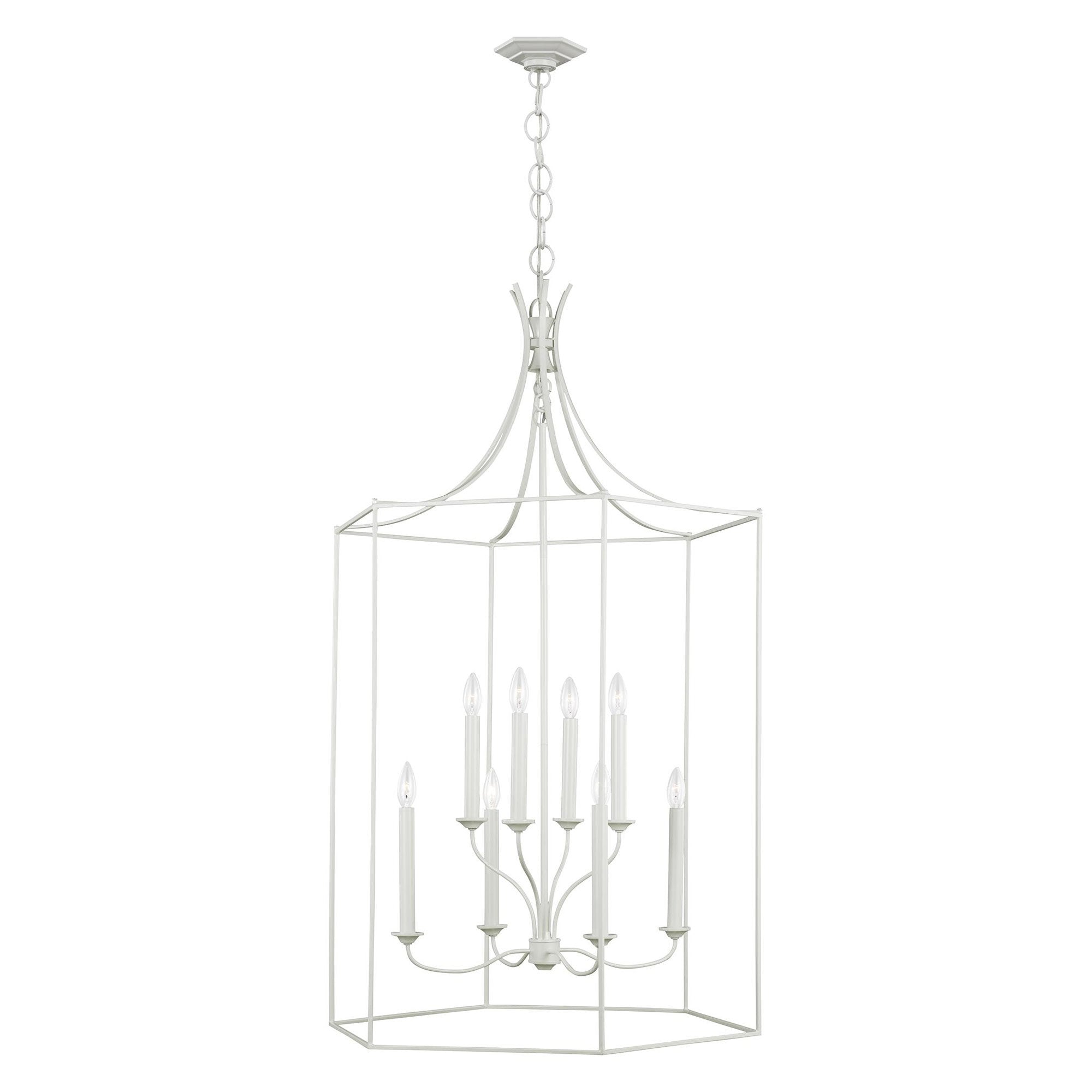 Bantry House Two Tier Chandelier - Gloss Cream Finish