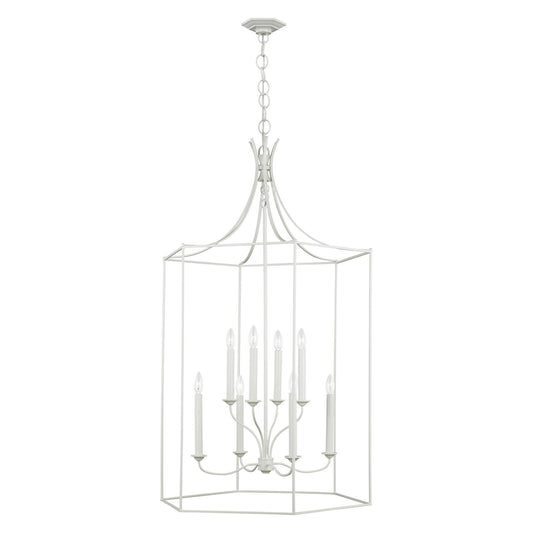 Bantry House Two Tier Chandelier - Gloss Cream Finish