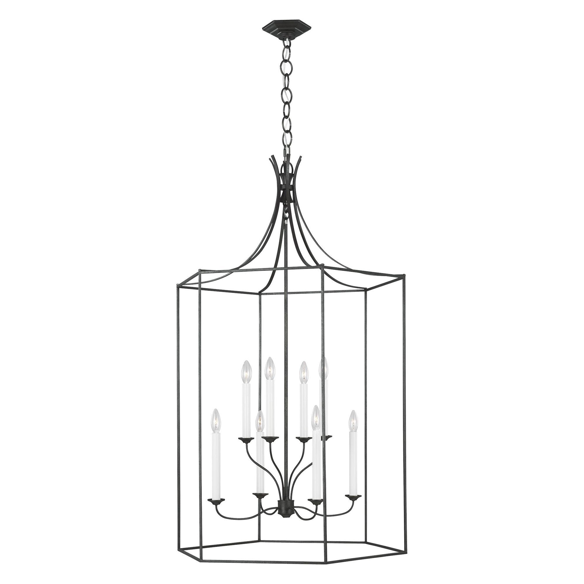 Bantry House Two Tier Chandelier - Smith Steel Finish