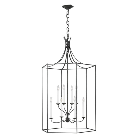 Bantry House Two Tier Chandelier - Smith Steel Finish