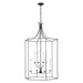 Bantry House Two Tier Chandelier - Smith Steel Finish