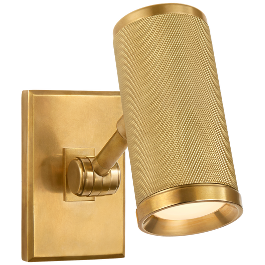 Barrett Mini Bed Light - Natural Brass Finish